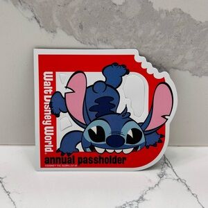 Walt Disney World Annual Passholder Stitch Car Magnet